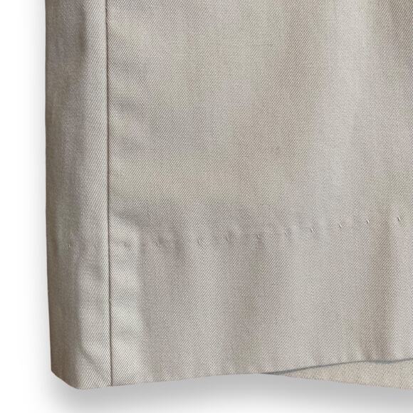 Vintage 90s LL Bean Safari Shirt Dress Large โ Khaki Button Up Utility Style - Picture 12 of 16